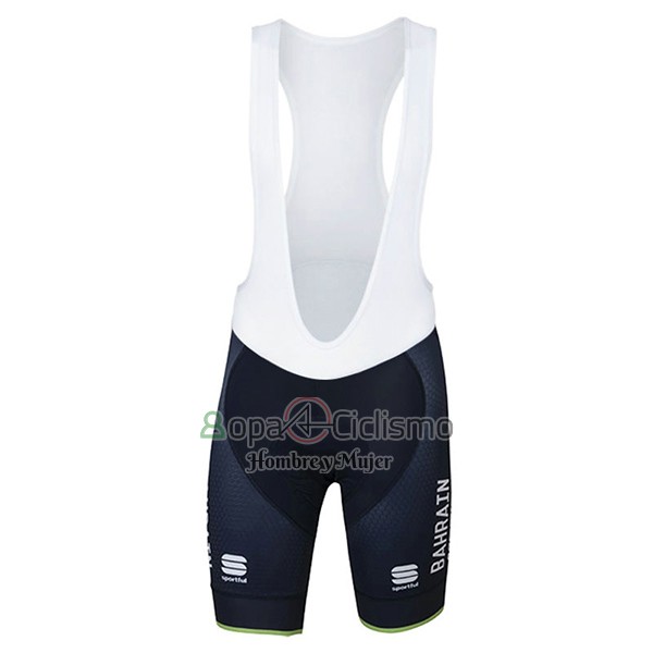 Bahrain Merida Ropa Ciclismo Culotte Corto 2017 Mangas Cortas Naranja